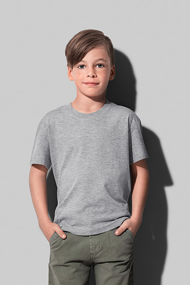 T-shirt met ronde hals voor kinderen