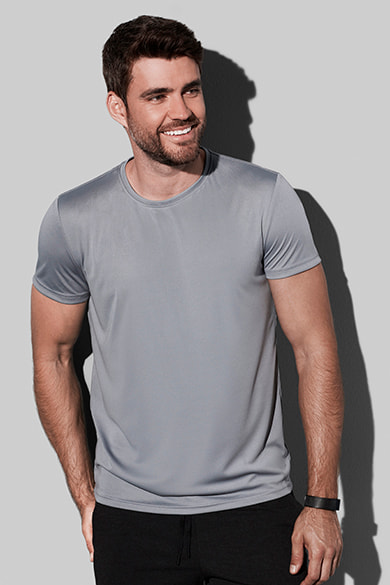 T-shirt con girocollo da uomo